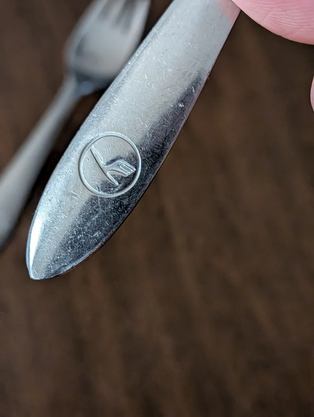 Lufthansa fork marked