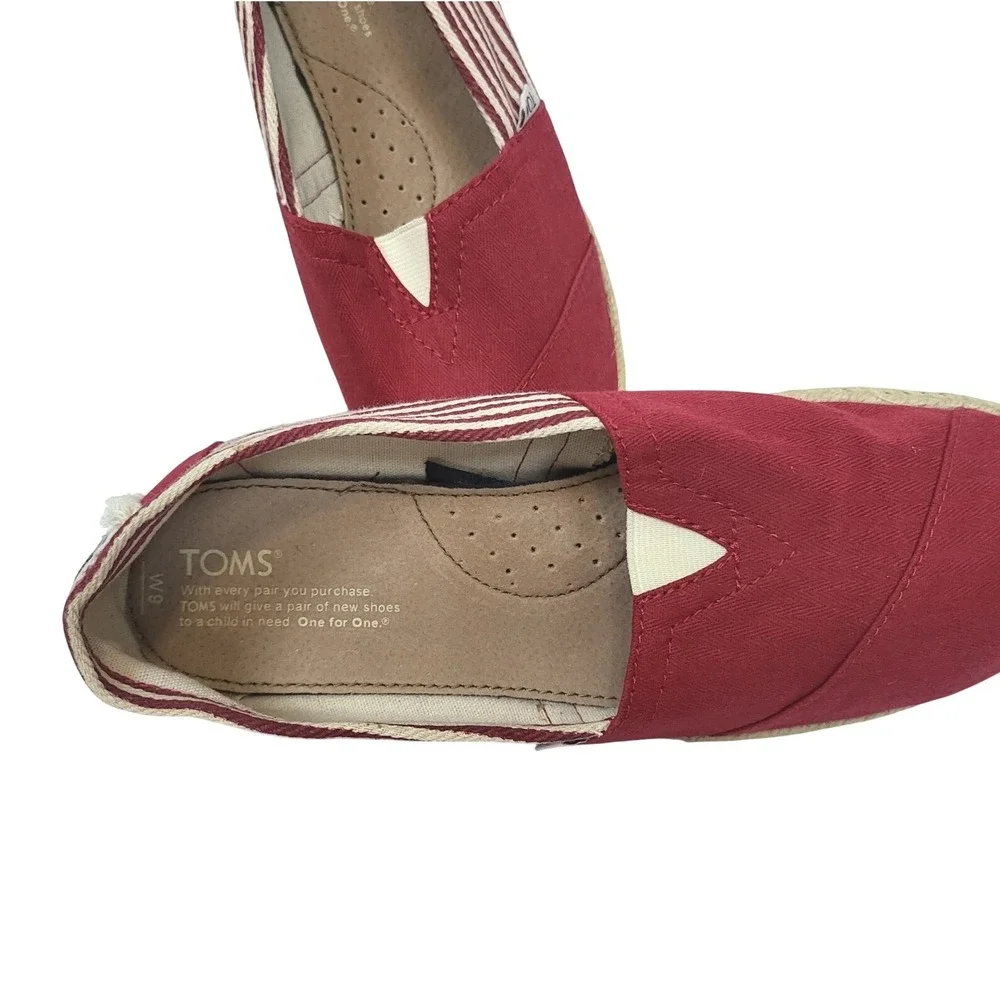 Toms womens red