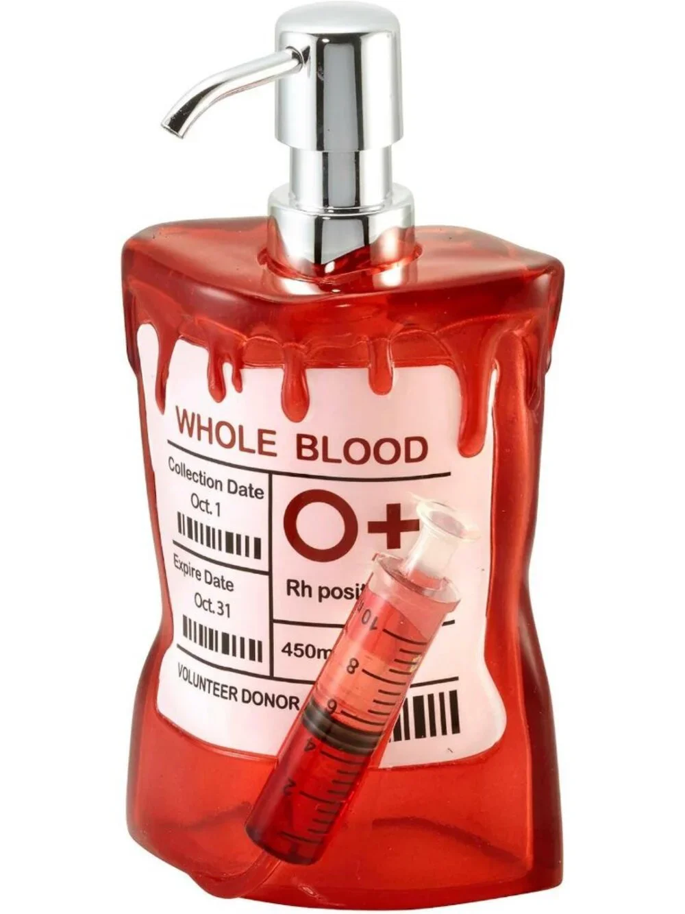 Halloween Lotion Pump & Refillable Hand Soap Dispenser - Spooky Decor Essential