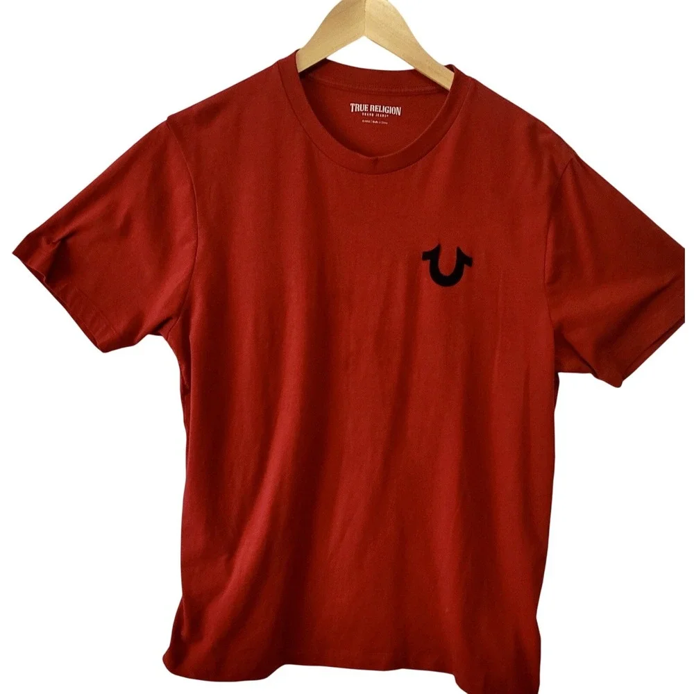 True Religion Red Buddha Tee T-Shirt‎ Size Men's XL