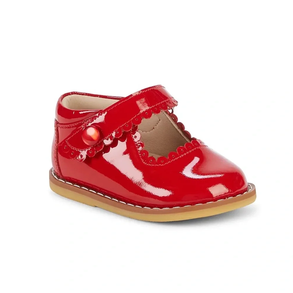 Red Patent Leather Mary Jane Kids Shoe