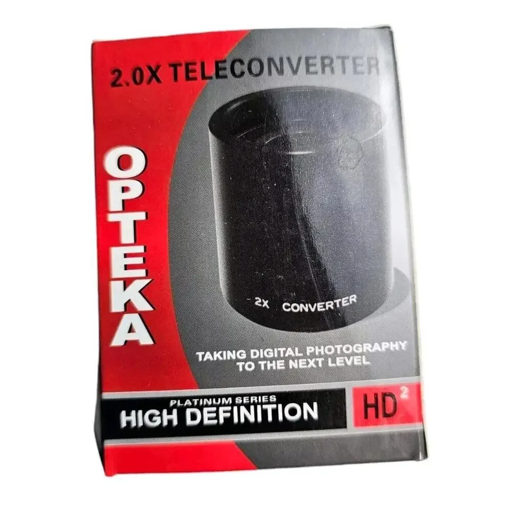 Opteka HD 2.0X 2X Teleconverter Metal Lens designed In‎ Japan