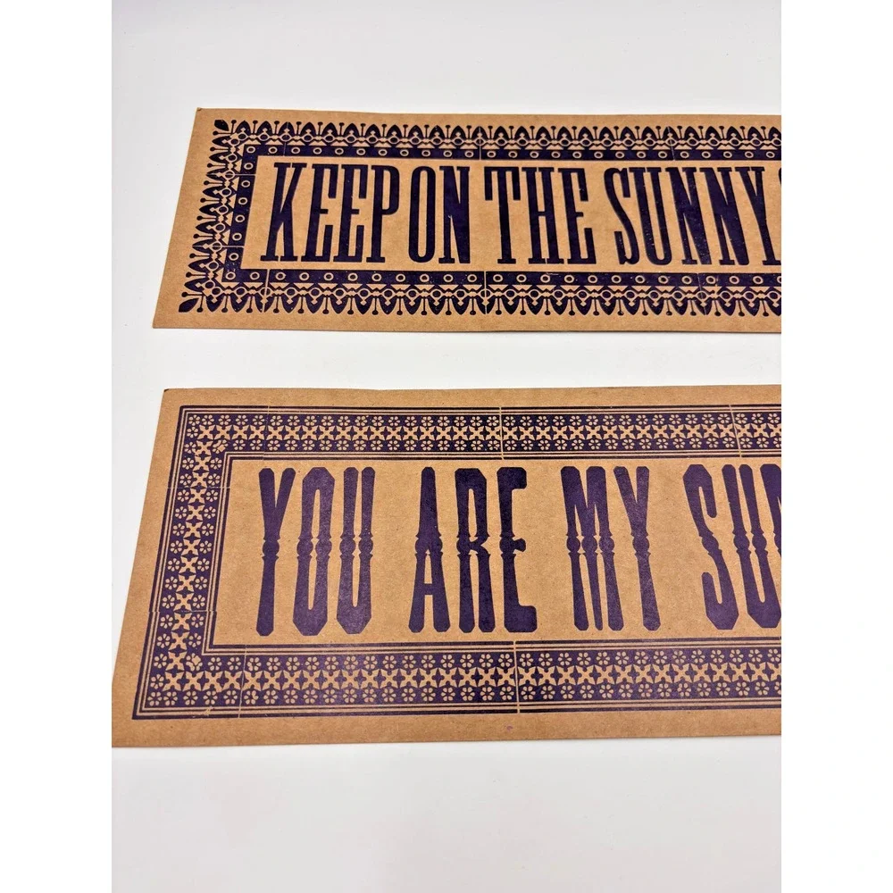 Yee-Haw Industries set letterpress