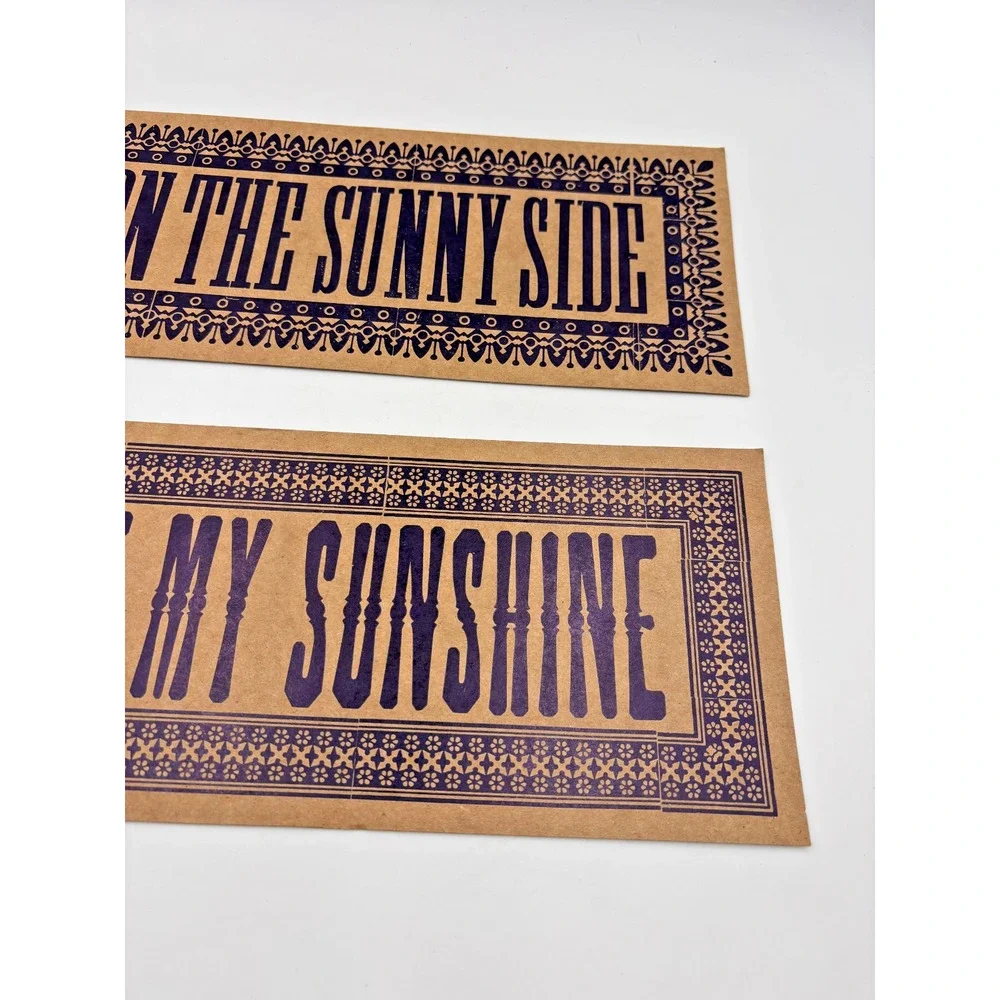 Yee-Haw Industries set letterpress