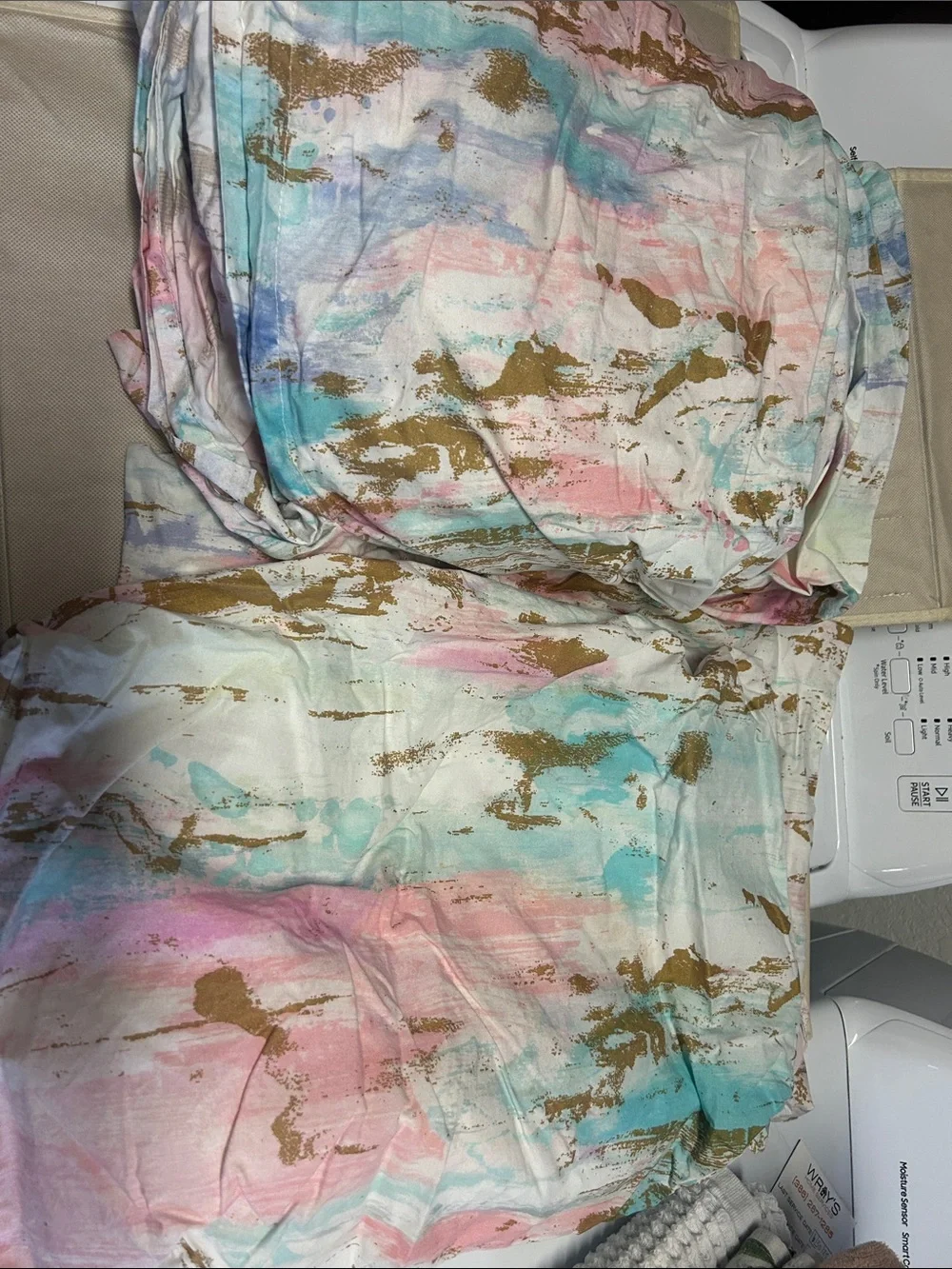 Pottery Barn Teen pastel watercolor