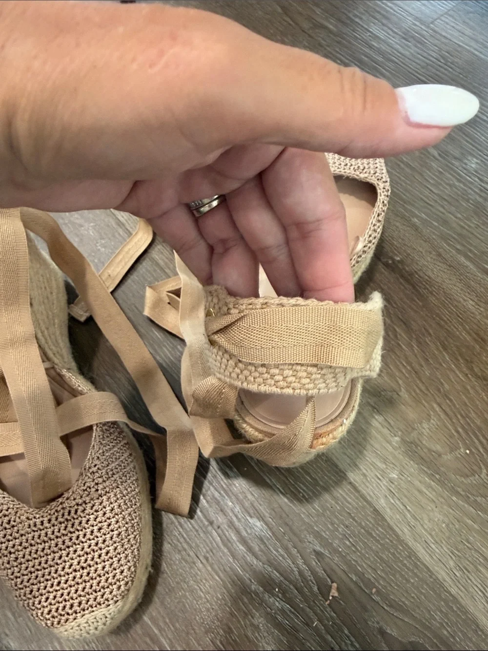 Zara espadrille flats