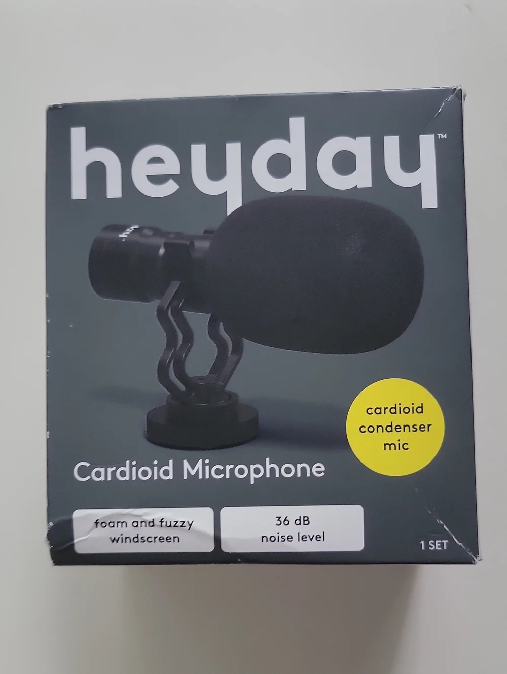 heyday Cardioid Condenser Microphone - Black