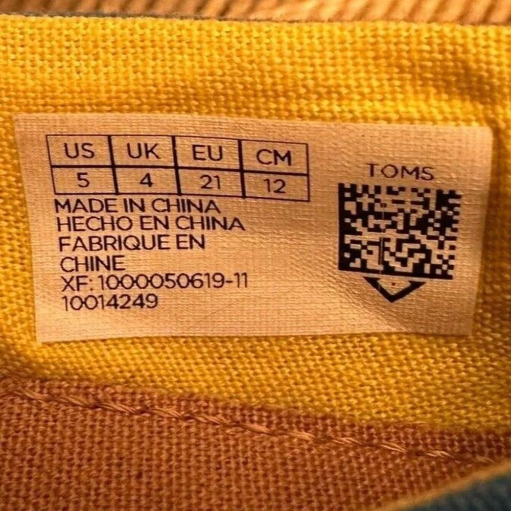 Toms toddler size