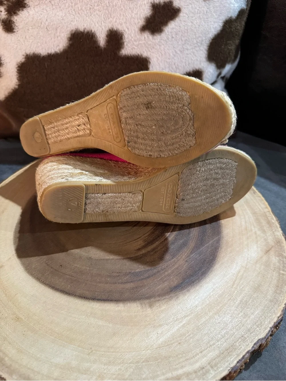 Coach espadrille bright