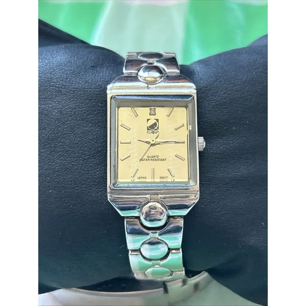 Clique silver tone