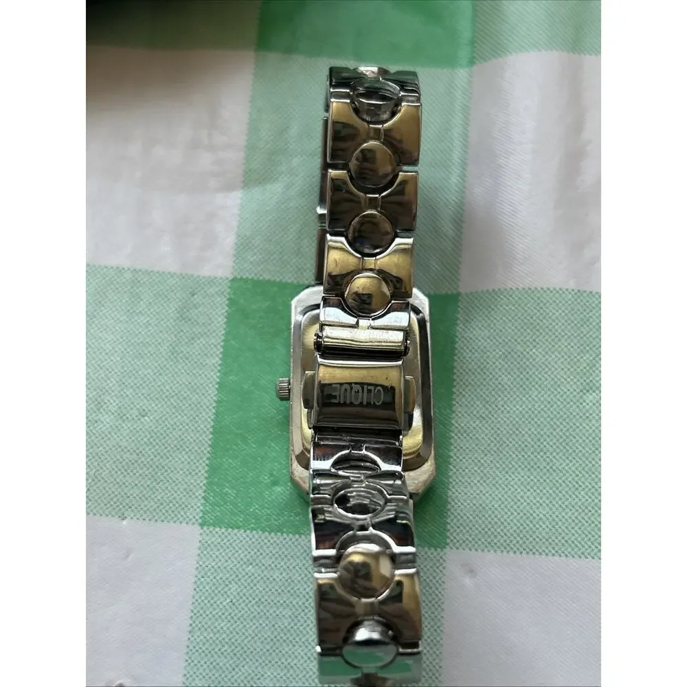 Clique silver tone