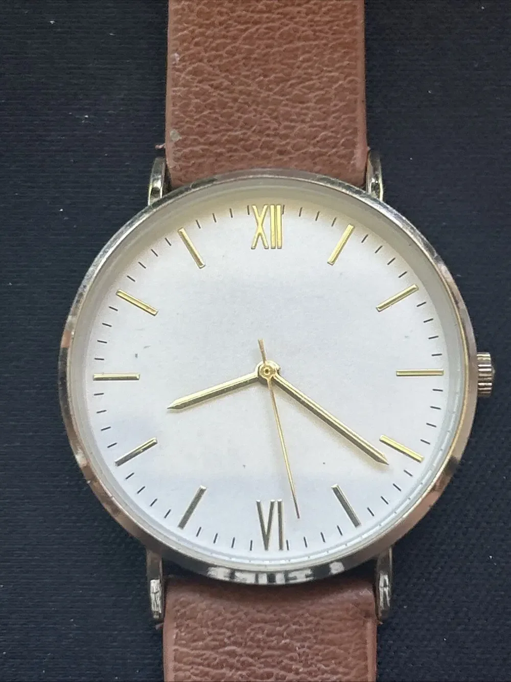Gold Tone White Dial Women’s Quartz Watch