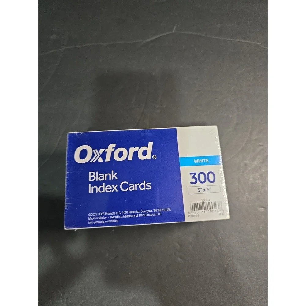 Oxford ruled index