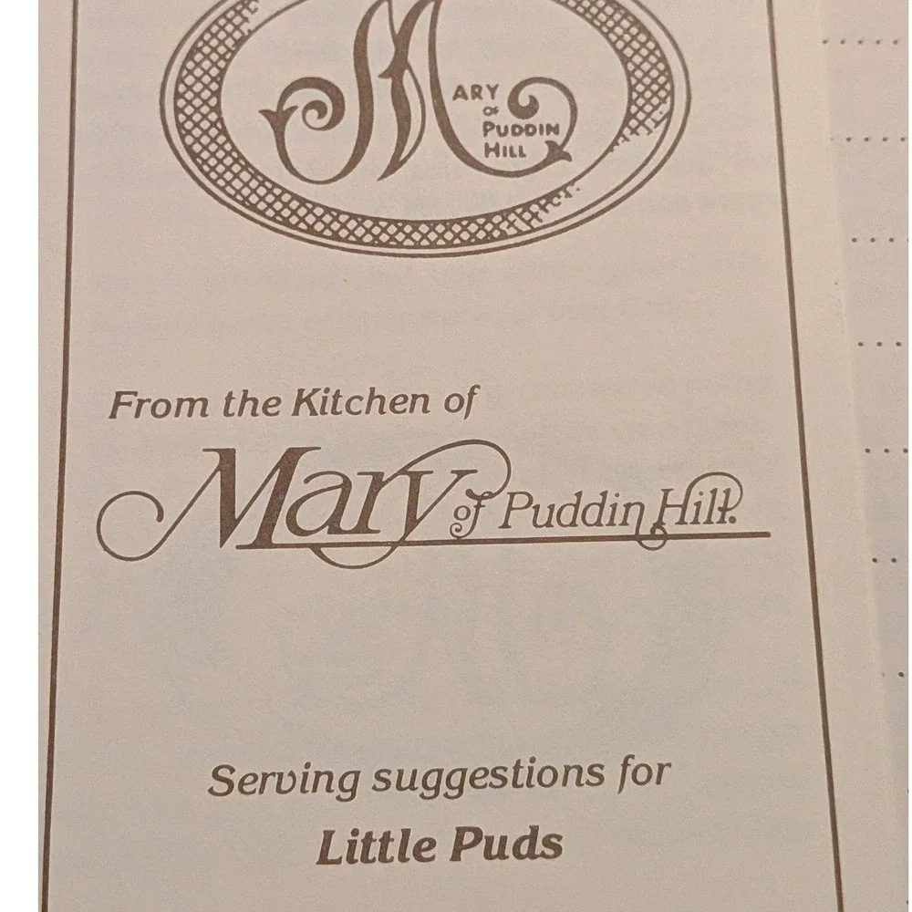 Mary of Puddin Hill puddin hill