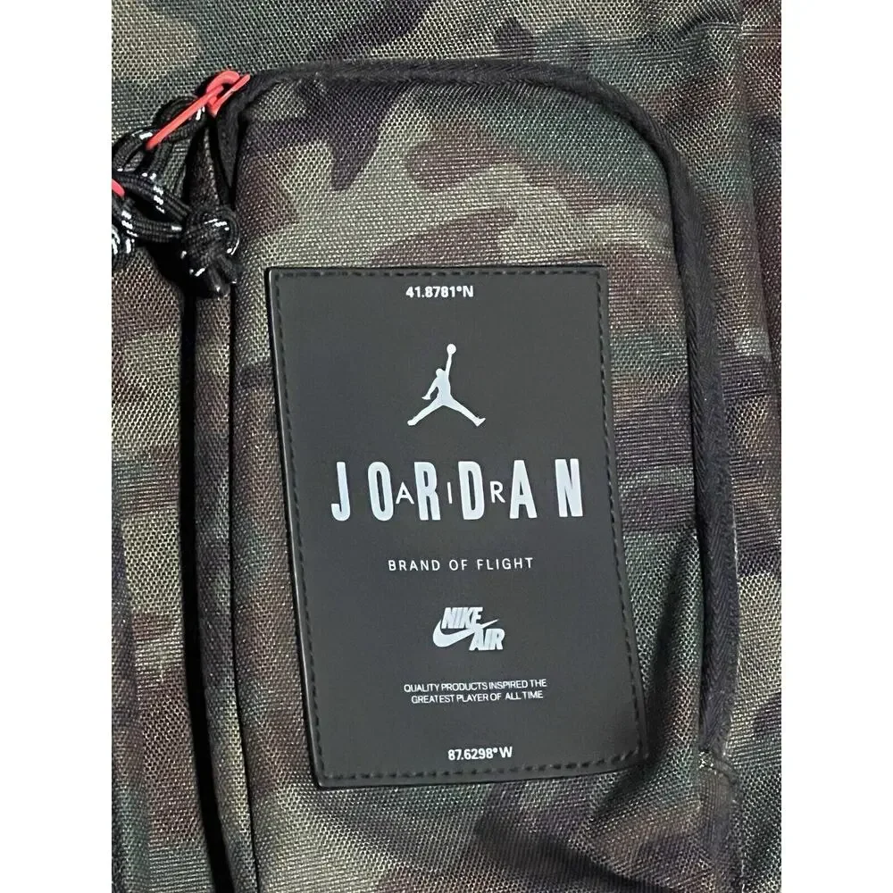 JORDAN HESI PACK Backpack 22L Camo Green MA0838-650 RARE NWT Limited Release
