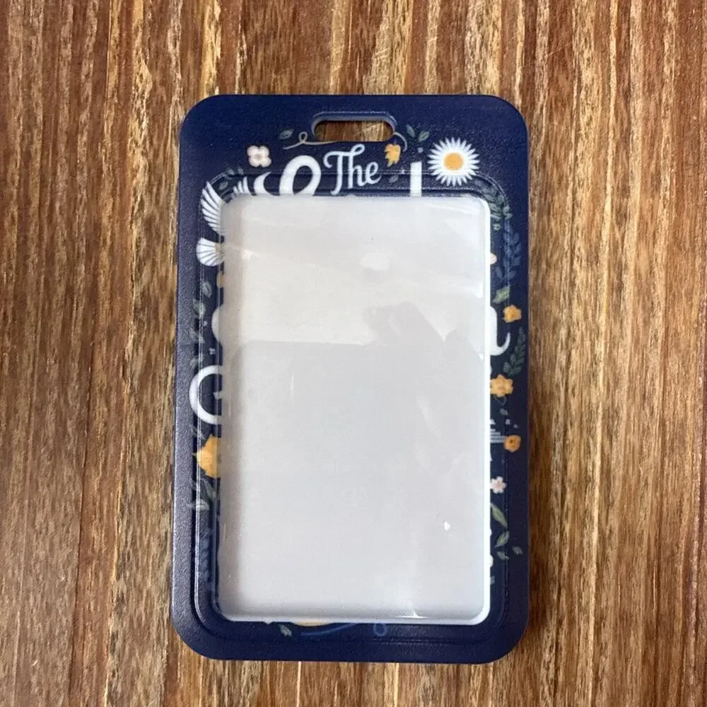 Unbranded plastic badge
