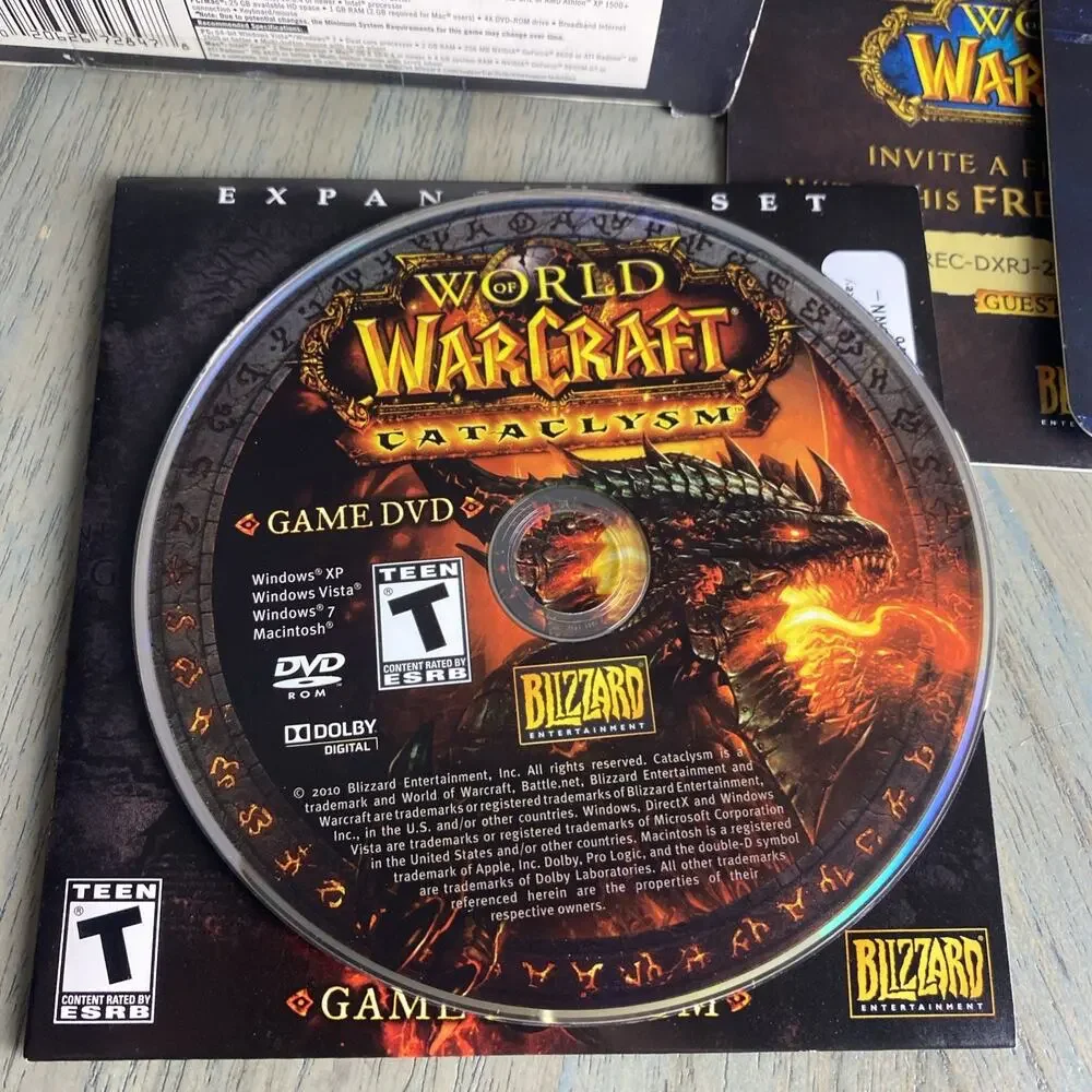 warcraft cds are