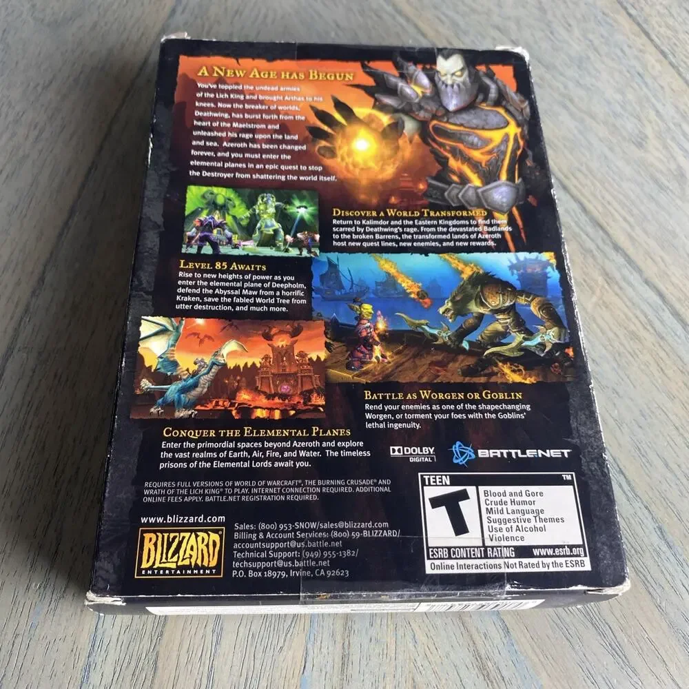 warcraft cds are