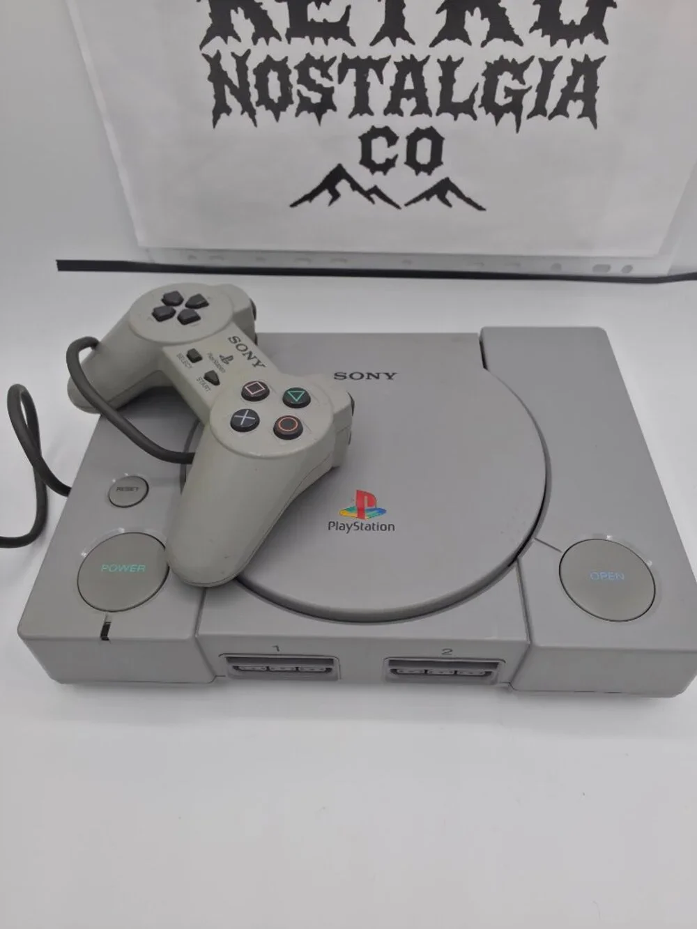 Sony PlayStation 1 with Controller and Driver 2