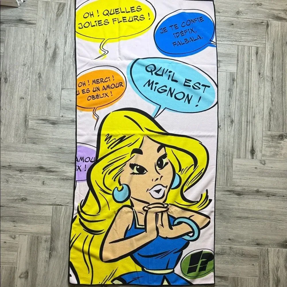 Asterix colorful towel
