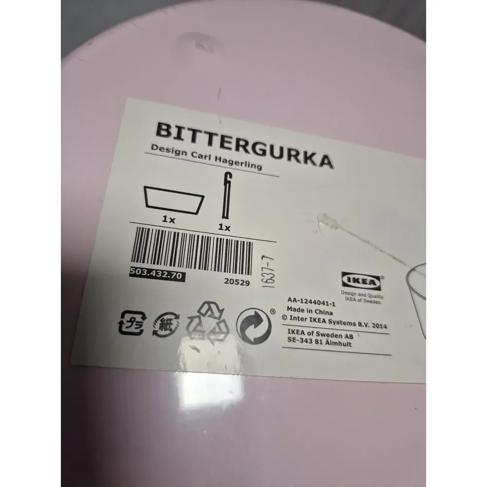 IKEA pink bittergurka