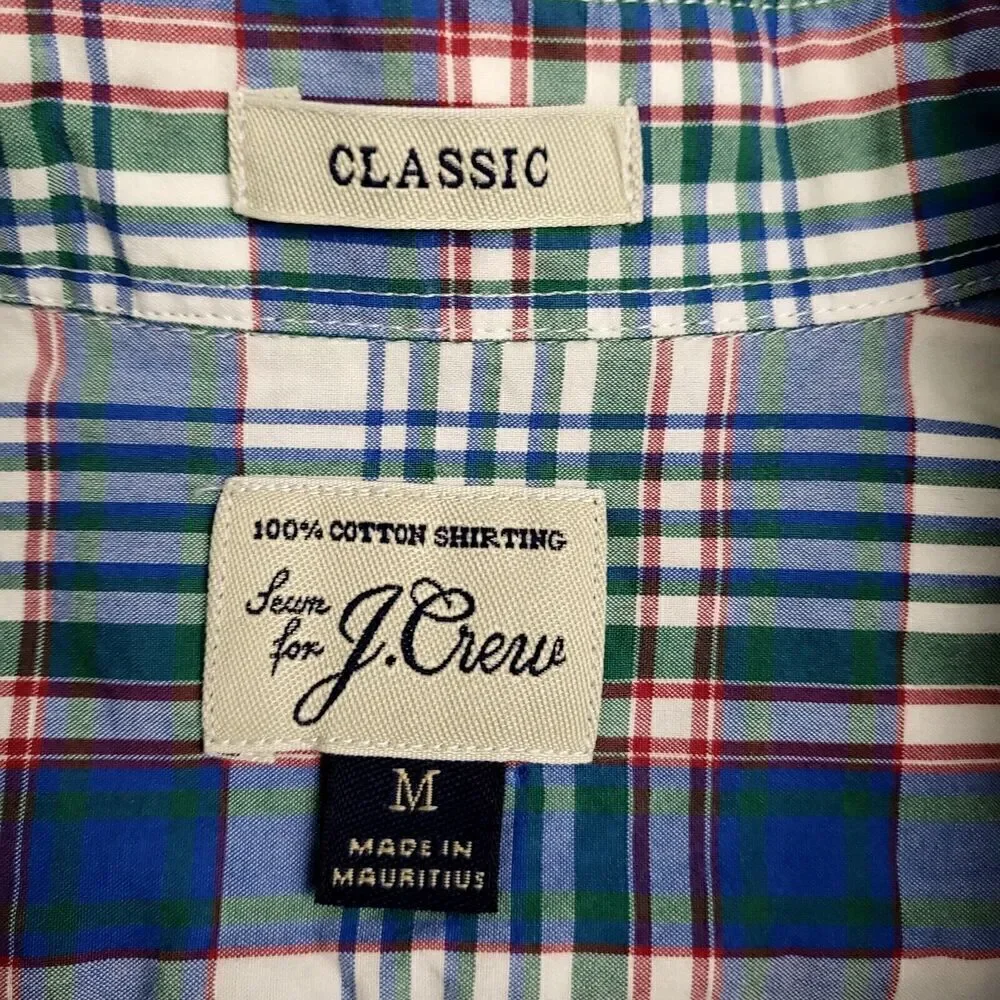 J. Crew crew plaid
