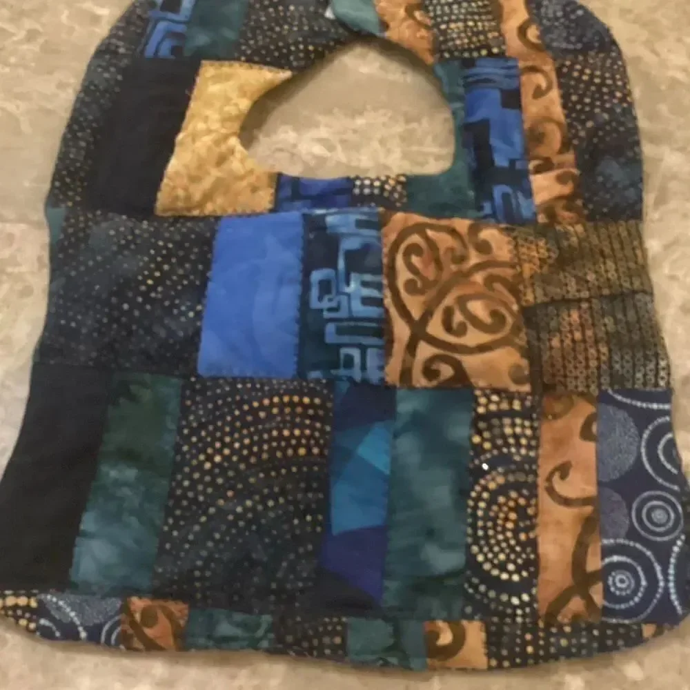 NWOT. Hand Crafted Quilted Reversible Baby Bib $12 ea. or 3/$25
