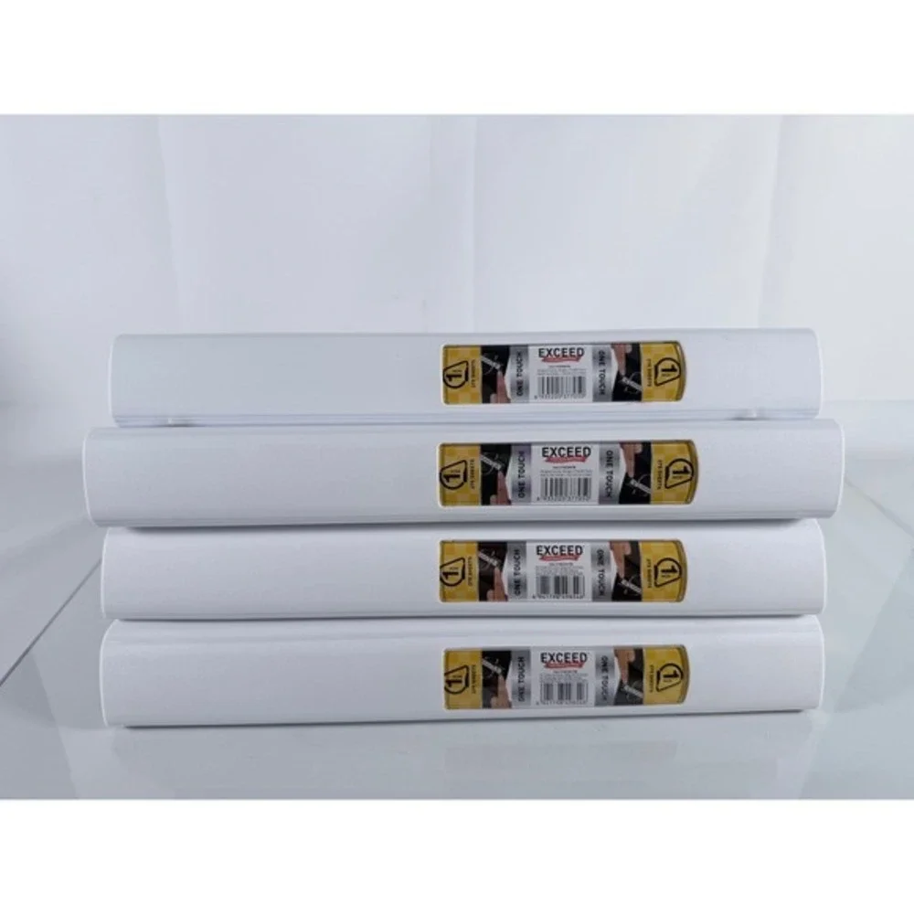 Exceed 1 Inch Heavy Duty 3 Ring Binder White One Touch Lot of‎ 4 KK2847B