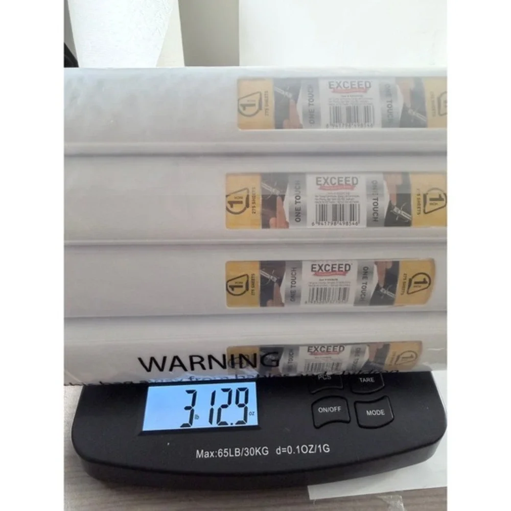 Exceed 1 Inch Heavy Duty 3 Ring Binder White One Touch Lot of‎ 4 KK2847B