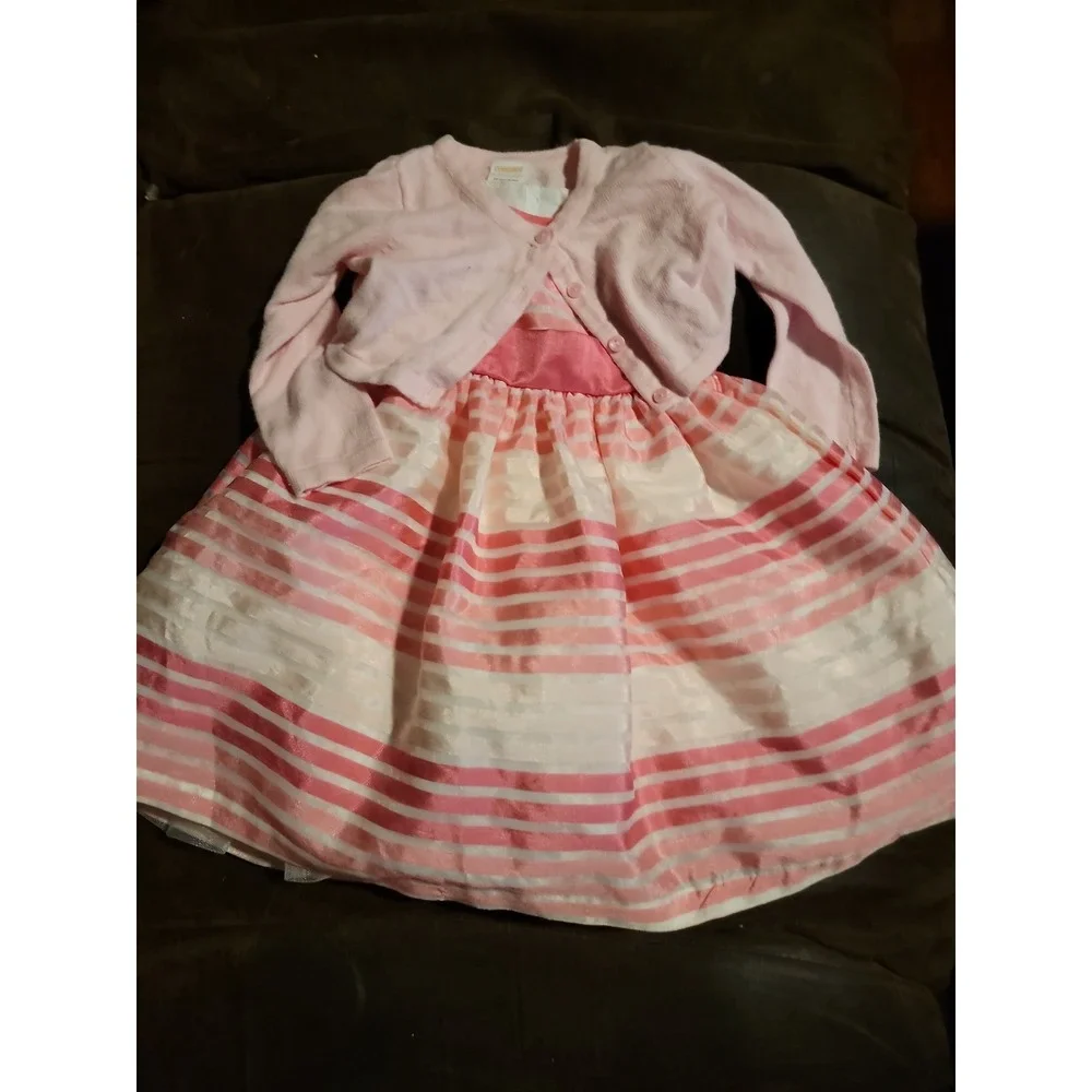 Gymboree baby layette line dressed up shop spring Easter dress sweater 12 18 mon
