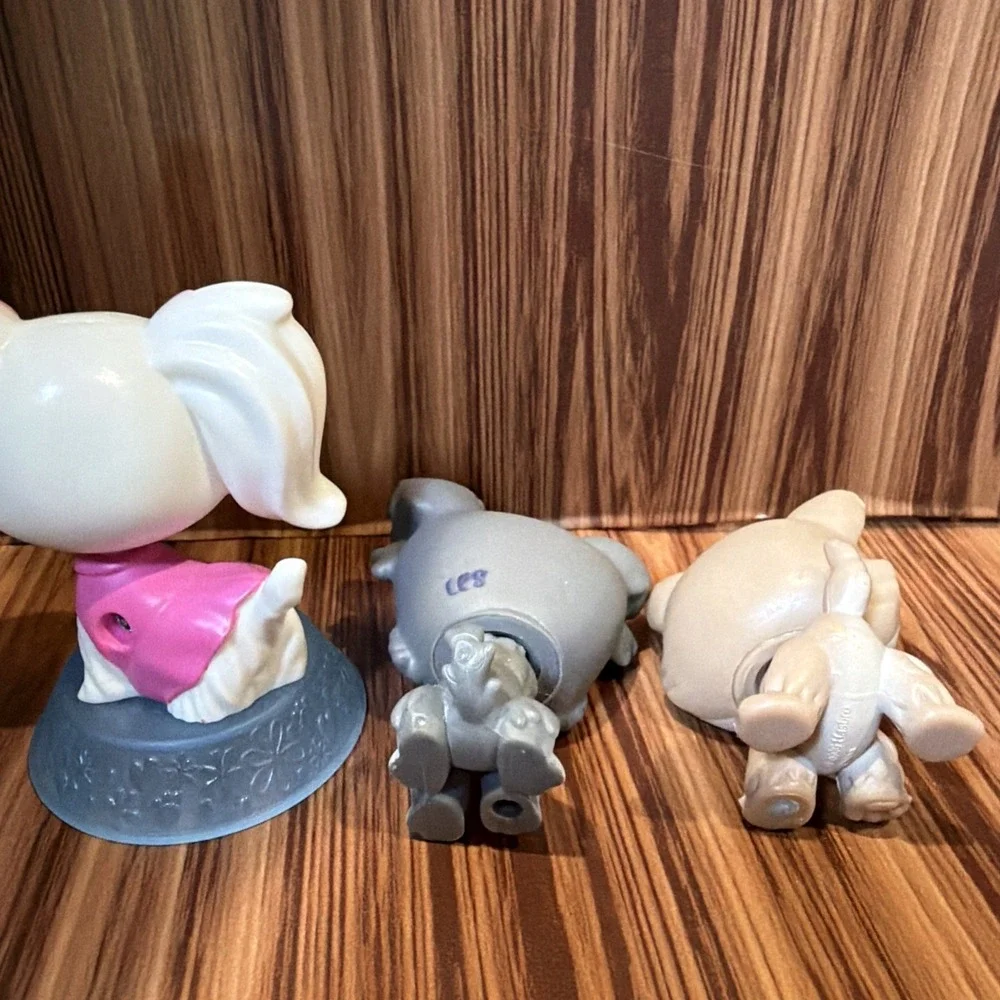 Littlest Pet Shop LPS Lot of 5 Dogs Puppies Mixed Breed Authentic Hasbro‎