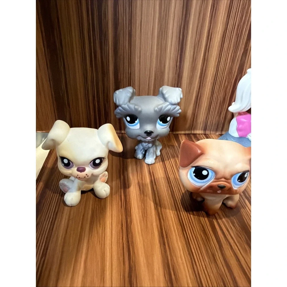 Littlest Pet Shop LPS Lot of 5 Dogs Puppies Mixed Breed Authentic Hasbro‎