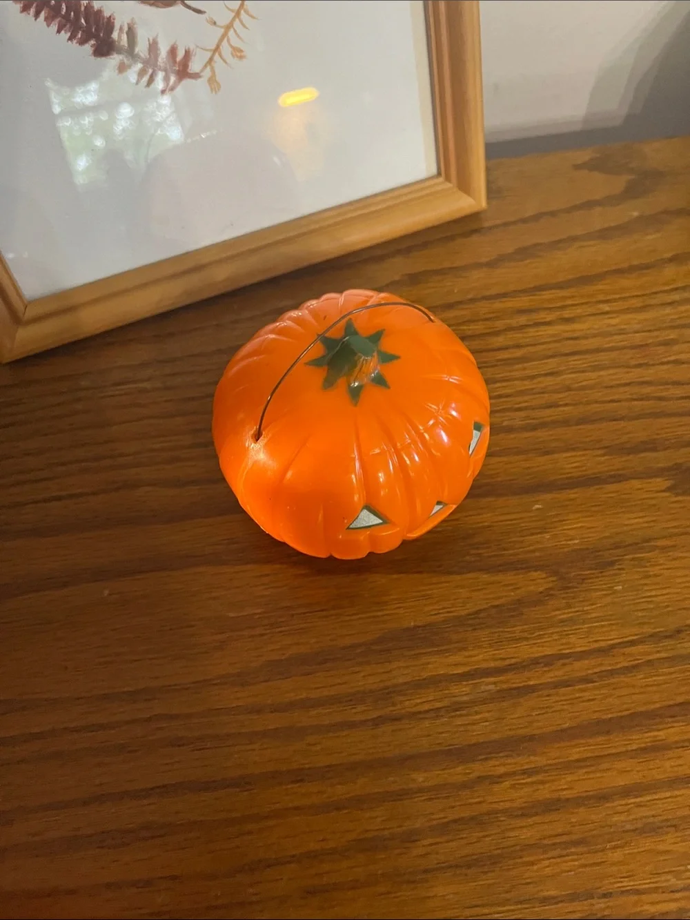 Vintage Halloween jack-o’-lantern pumpkin blow mold