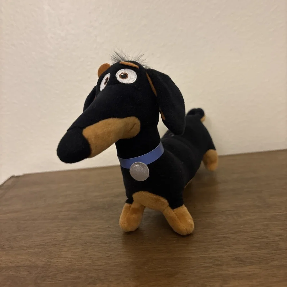 TY Secret Life Of Pets Buddy Dachshund Plush Wiener‎ Dog Pup Black Brown 12