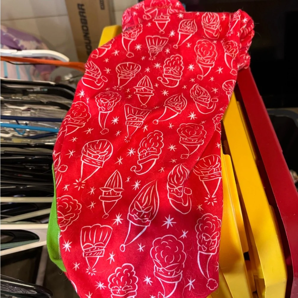 Red Ice Cream Print‎ Pajama Bottoms