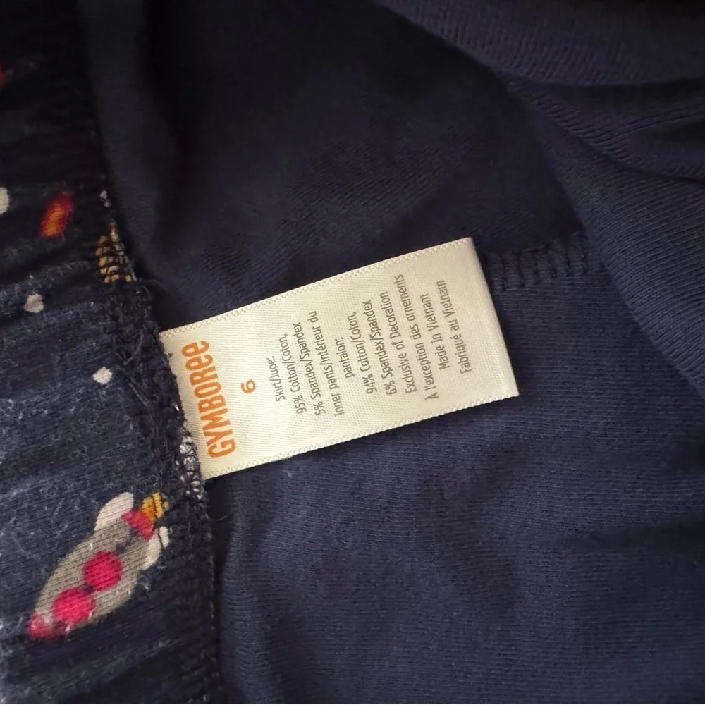 Gymboree navy skirt