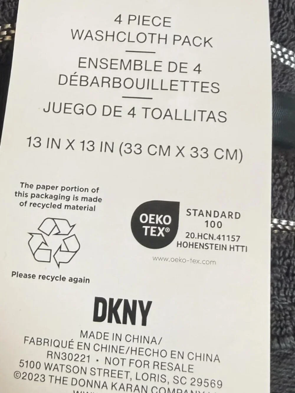 DKNY new tags