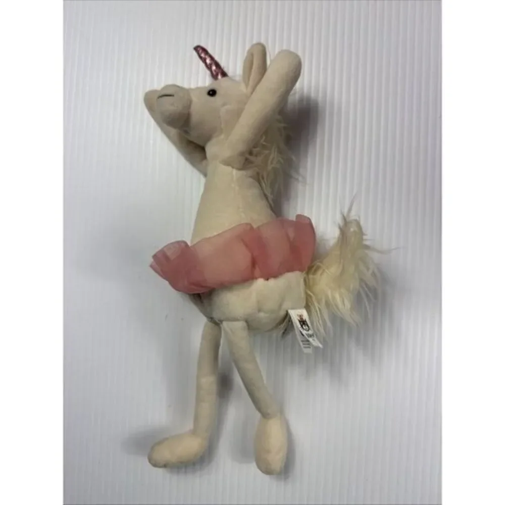 Jellycat Unicorn Plush Pink Tutu Ballerina Stuffed Animal Toy Dancing Darcey 11
