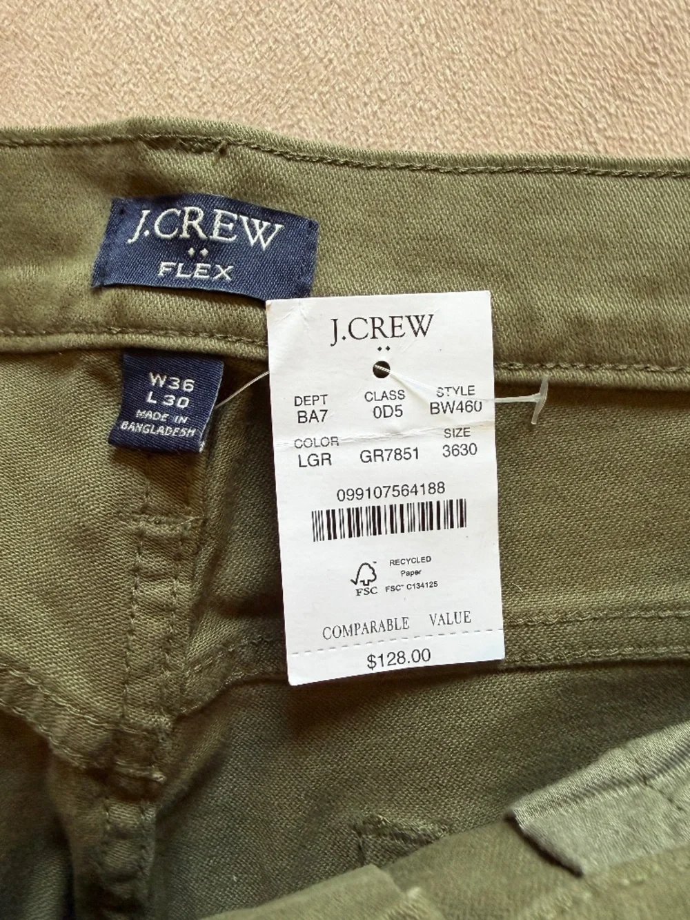 J. Crew slim straight