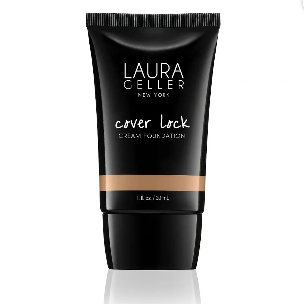 Laura Geller Cover Lock Cream Foundation Deep Full Coverage NWT 1 oz