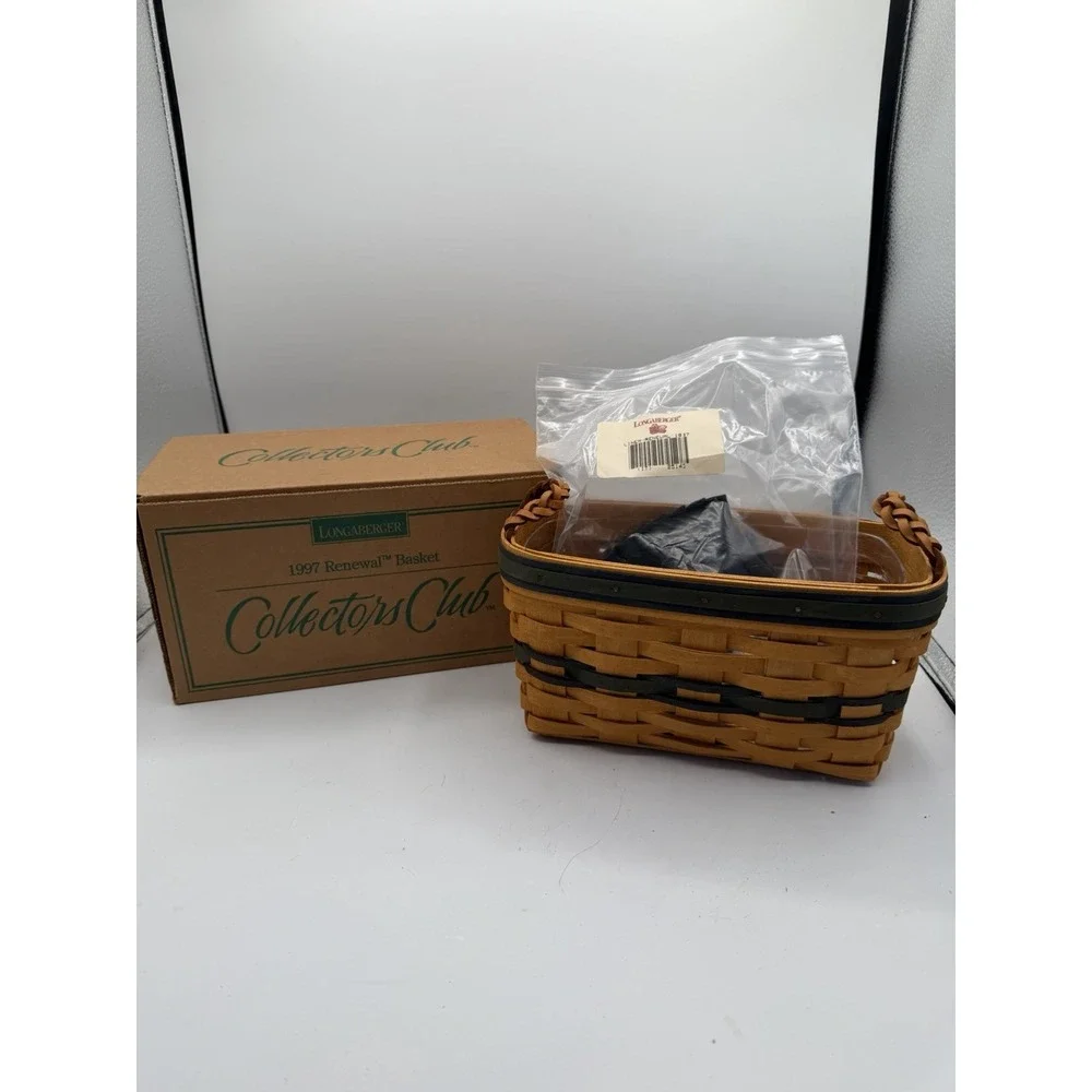 Longaberger Collectors Club 1997 Renewal Basket Combo 🧺✨‎ – NIB (New in Box)