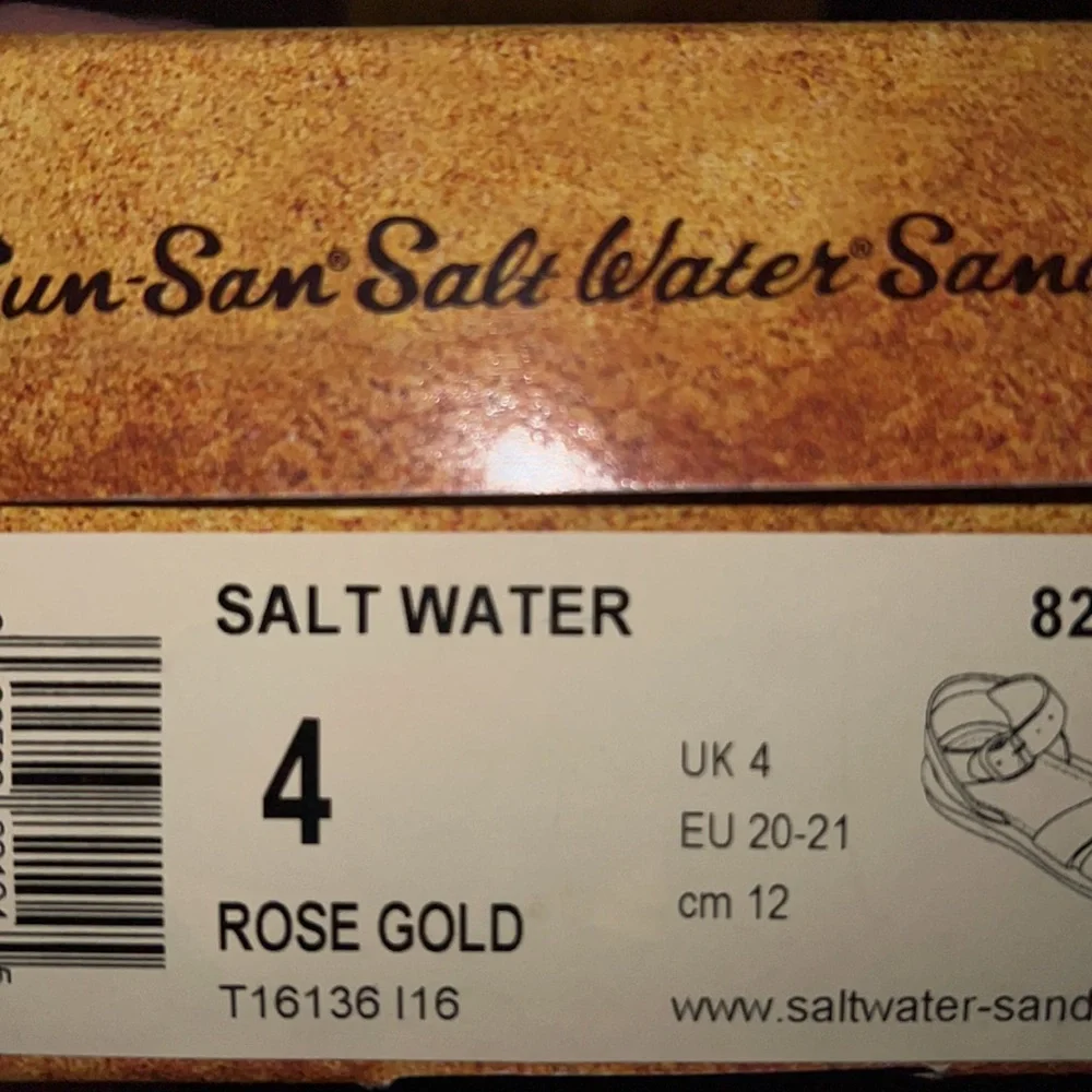 Salt Water Sandals by Hoy authentic new