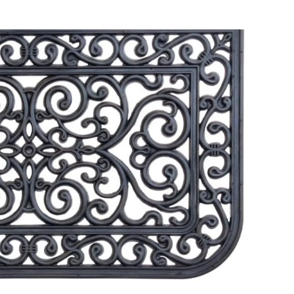 Recycled Rubber Door Mats, Outdoor/Indoor Durable & Easy to Clean All Season All