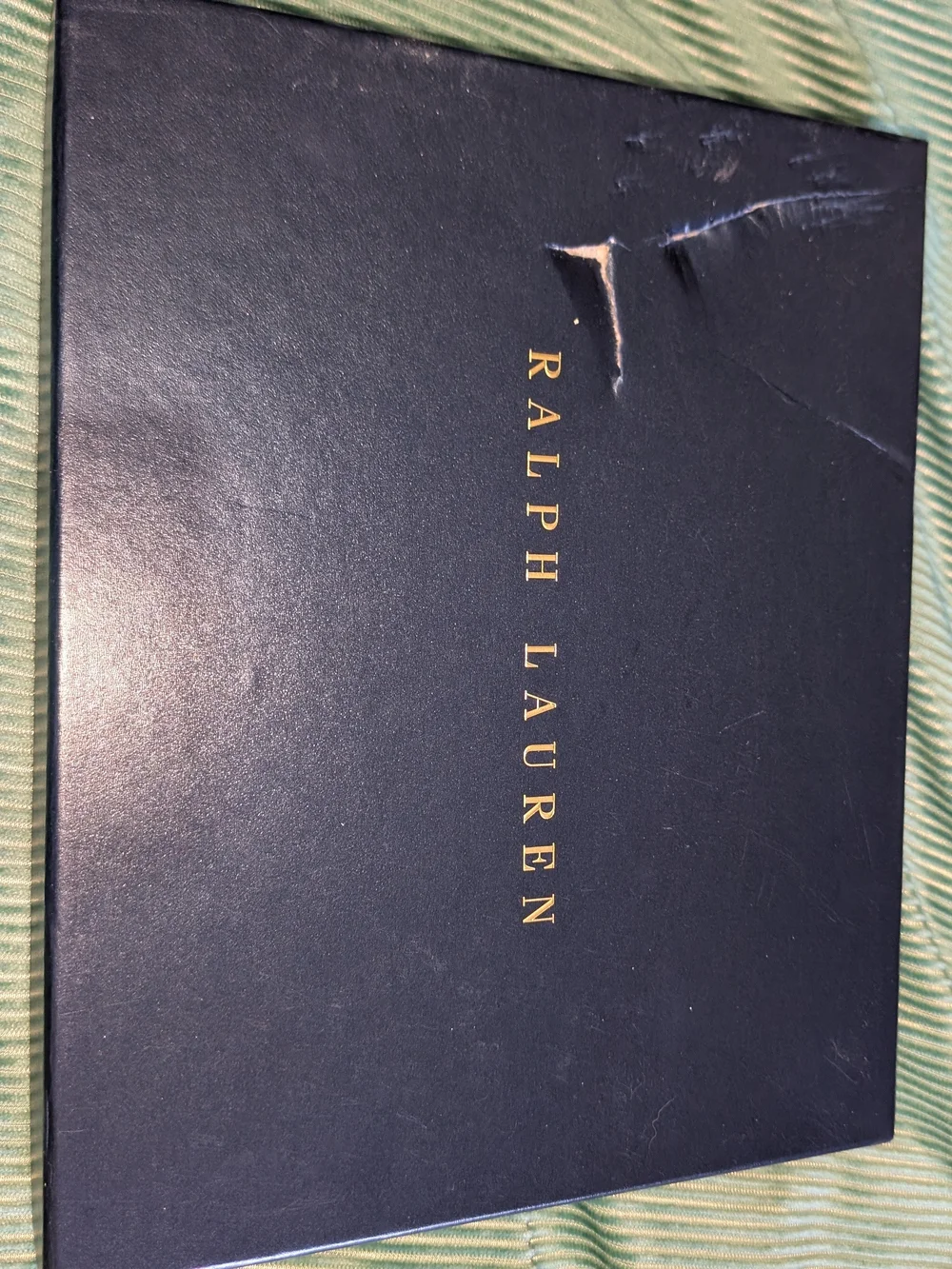 Ralph Lauren tabletop metallic photo
