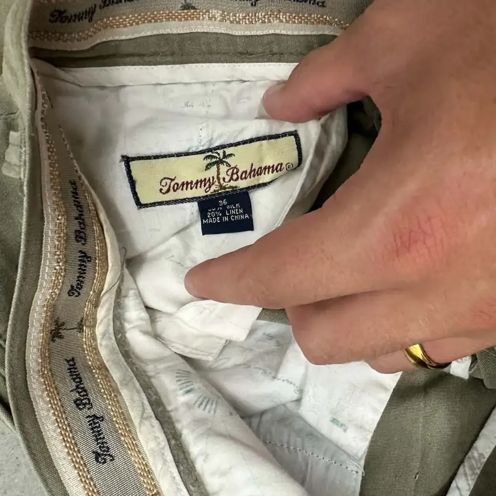 Tommy Bahama 80% silk