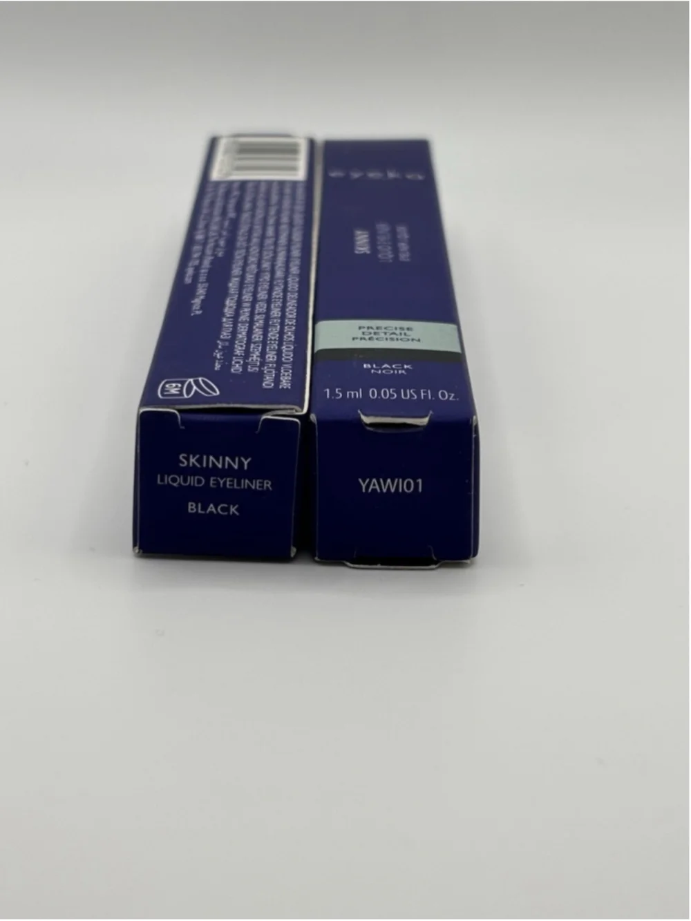 Eyeko Skinny Liquid Eyeliner Black 1.5mL Precise Detail Vegan 2 Pack New