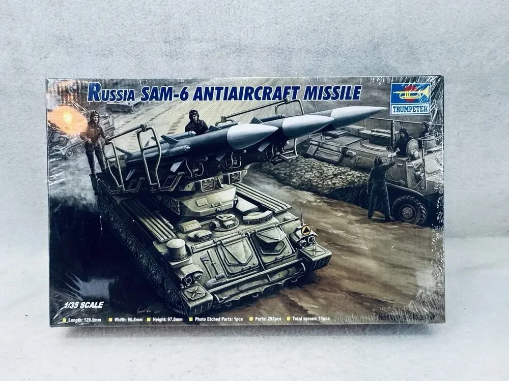 NIB Trumpeter Russia Sam-6 Antiaircraft Missile Model Sealed Unassembled Kit
