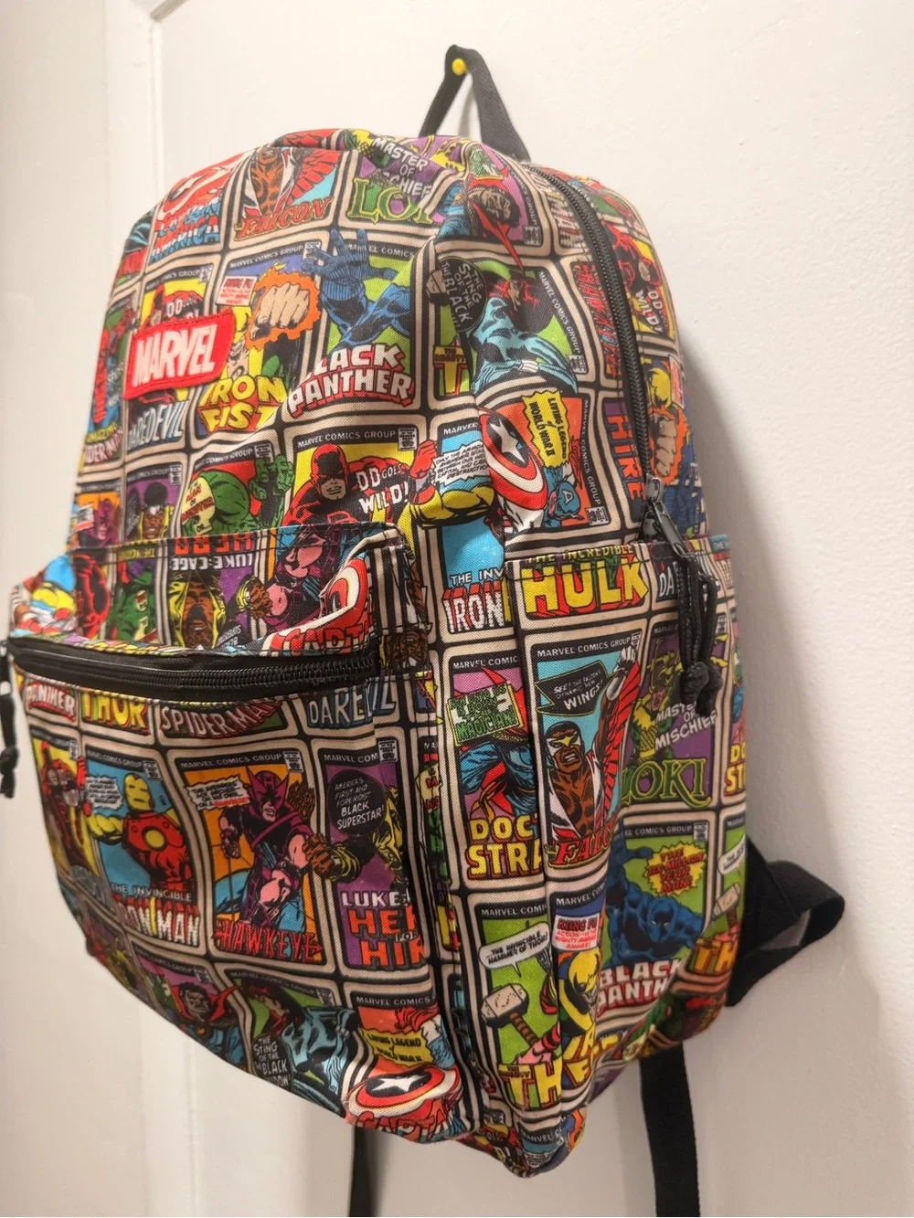 Marvel Comic Retro Collection Panel Multicolor Backpack - Marvel