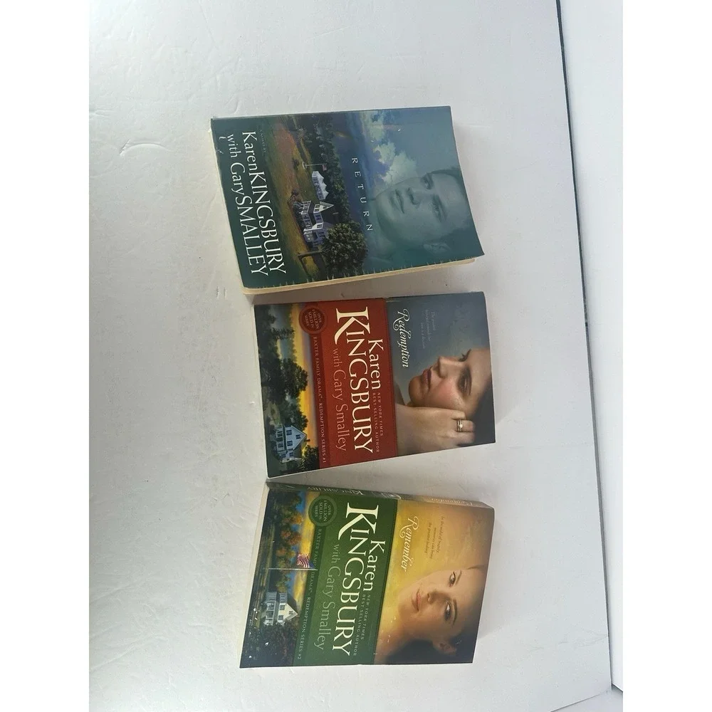 Karen Kingsbury Book‎ Lot Of 3 Fiction Novels The Redemption Series