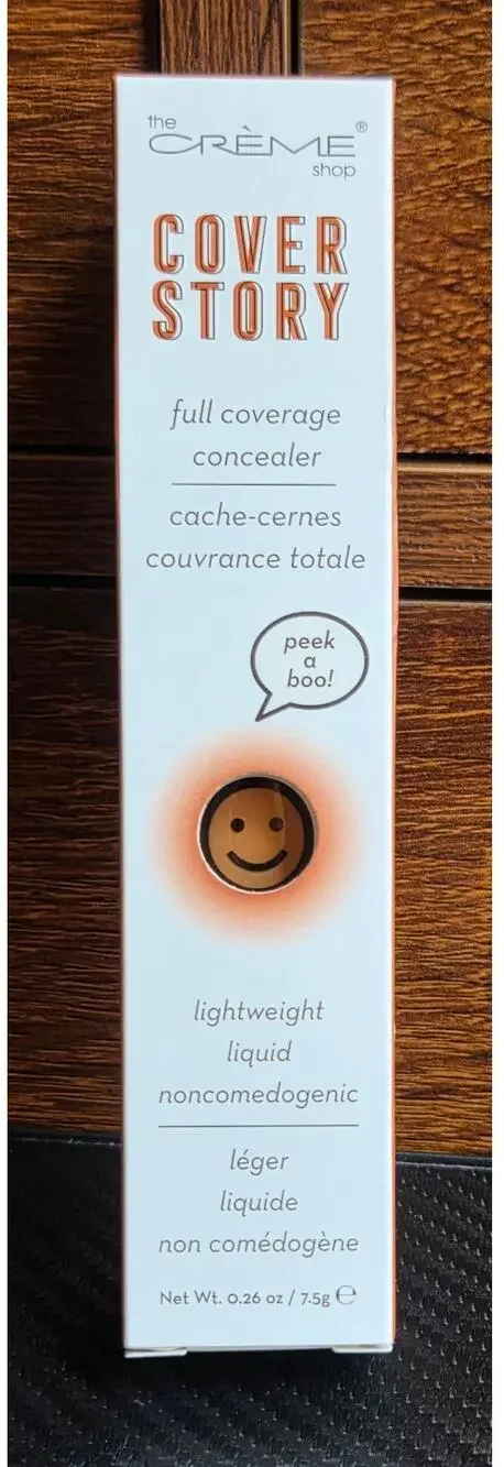 The Creme Shop Cover Story Full Coverage Concealer DEEP CR-FA-CCSDE New in Box